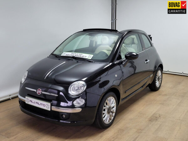 Fiat 500C occasion Zwart bij ALJ Auto in Zeeland 1