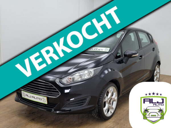 Ford Fiesta occasion Zwart bij ALJ Auto in Zeeland 1