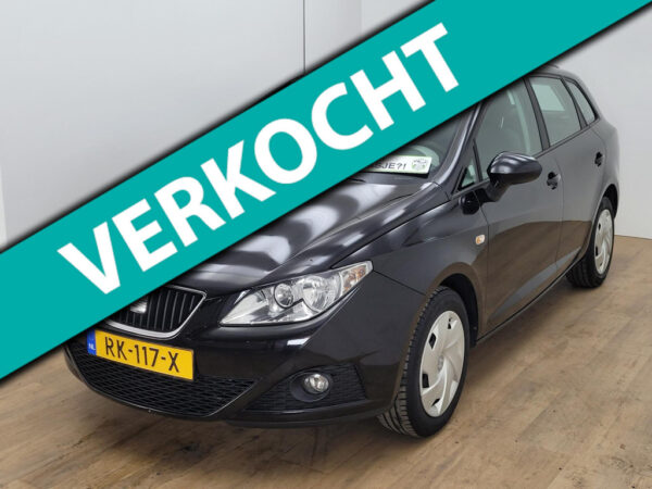 SEAT Ibiza occasion Zwart bij ALJ Auto in Zeeland 1