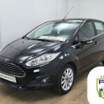 Ford Fiesta occasion Zwart bij ALJ Auto in Zeeland 1