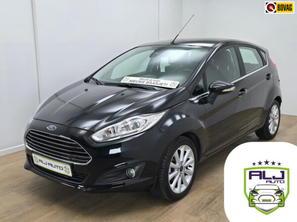 Ford Fiesta occasion Zwart bij ALJ Auto in Zeeland 1