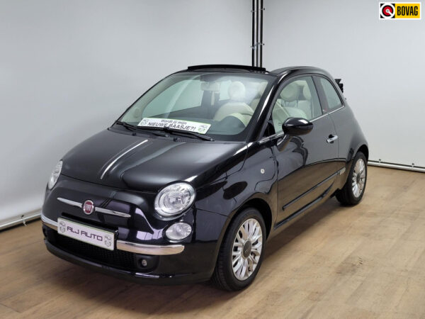 Fiat 500C occasion Zwart bij ALJ Auto in Zeeland 1