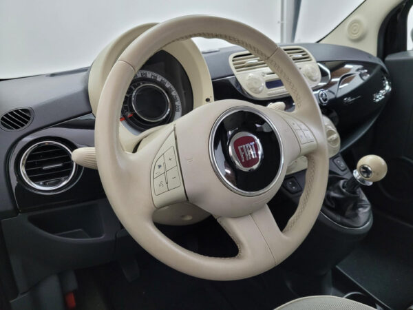 Fiat 500C occasion Zwart bij ALJ Auto in Zeeland 27